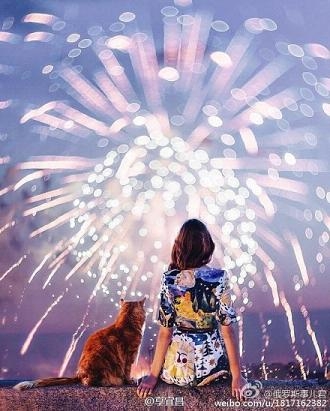俄罗斯跨年唯美灯光图片大全 停不下来的是时间