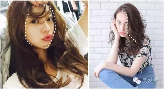 方脸女生巧变瓜子脸的时尚发型