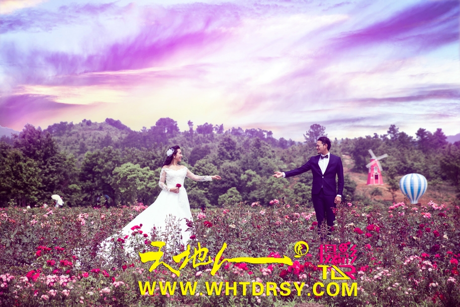 玫瑰王国 婚纱照