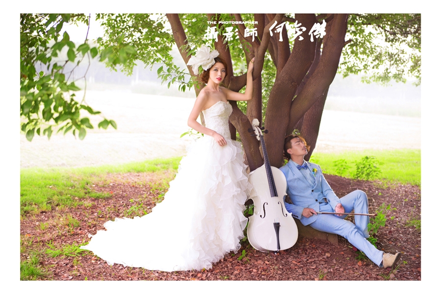 美丽的旋律 婚纱照