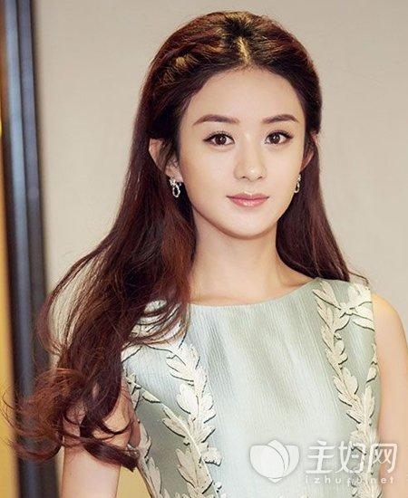 适合约会的少女系发型  看看赵丽颖如何为你示范