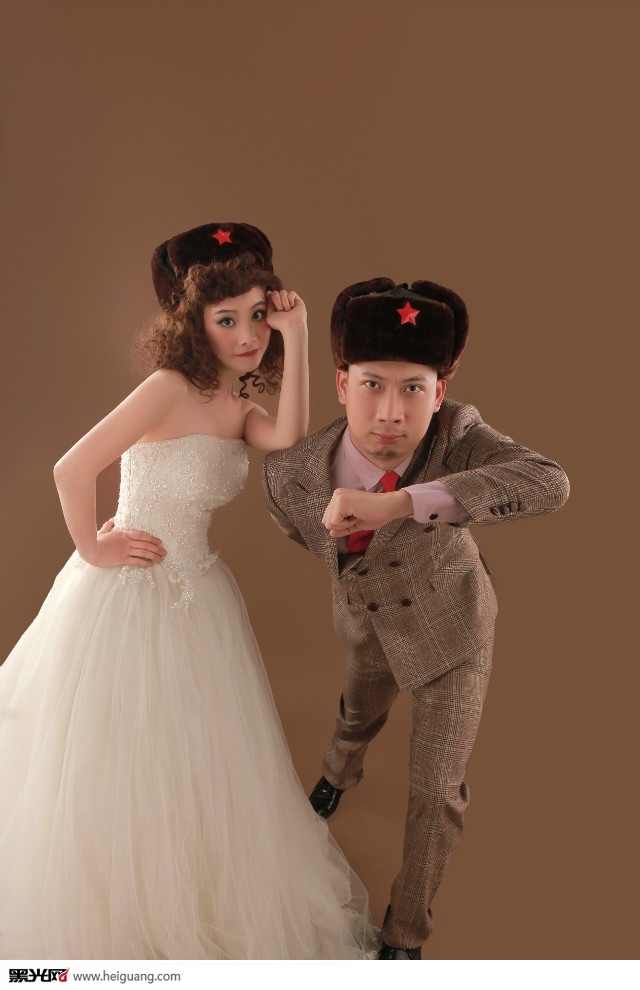 搞怪婚纱照 婚纱照