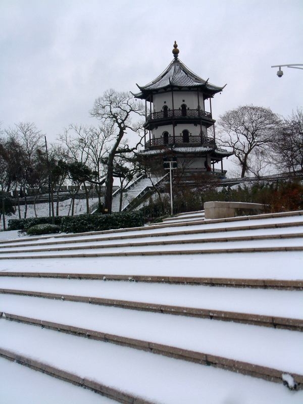 黑白美景