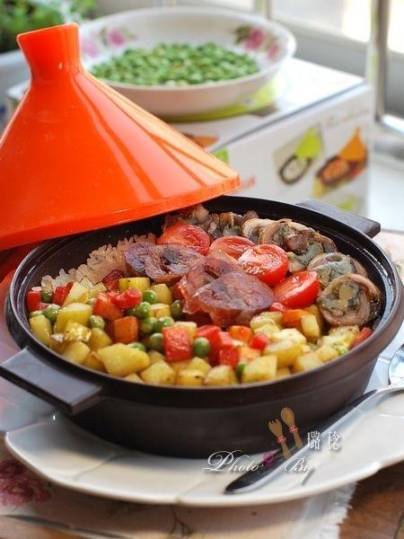 塔吉锅双料焖饭