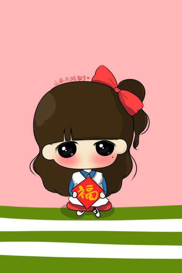 超萌萌小希可爱卡通图片
