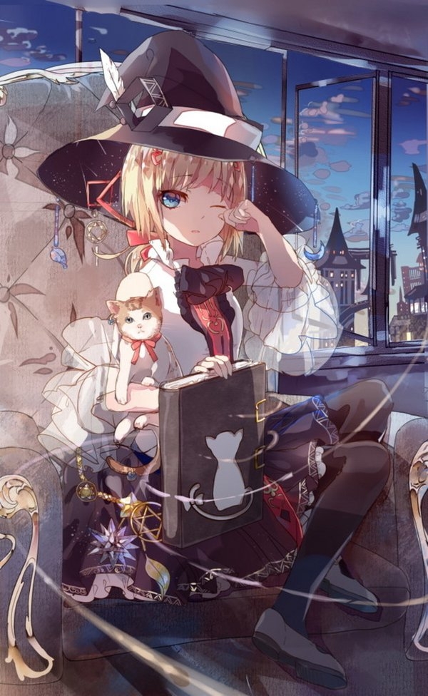 二次元少女高清动漫图片
