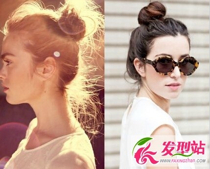 时尚圈最喜欢的扎发 丸子头发型视频教程