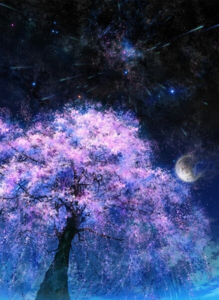 插画 唯美卡通
