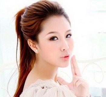 让人看起来非常精神的无刘海发型图片