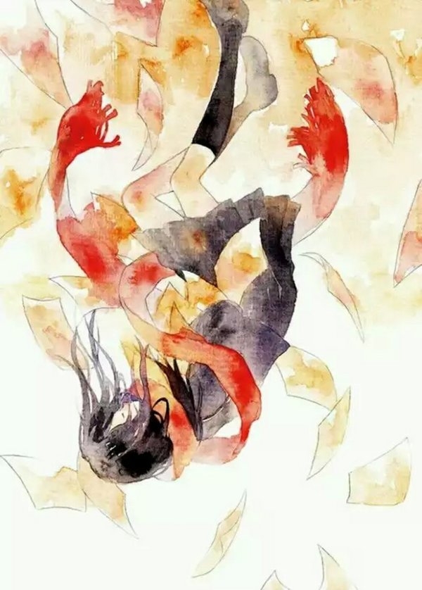 既然心里难受为什么不回来？