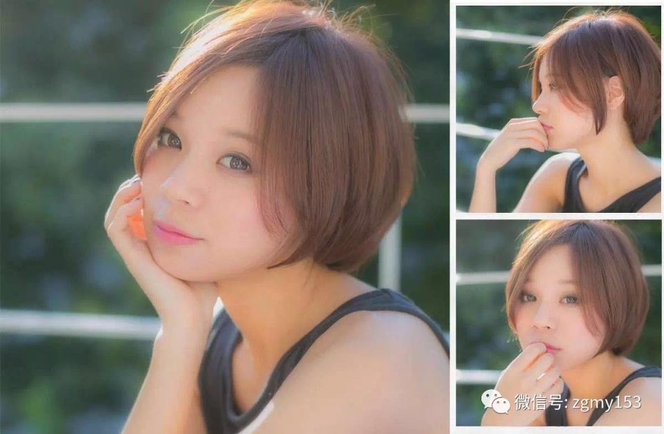 告别闷热清爽的短发发型