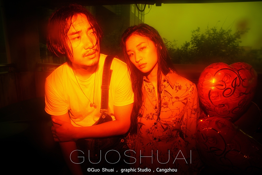 Red matching green - ghost 婚纱照