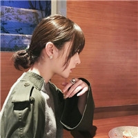爱上侧脸的你  时尚侧脸伤感唯美清新小女生头像