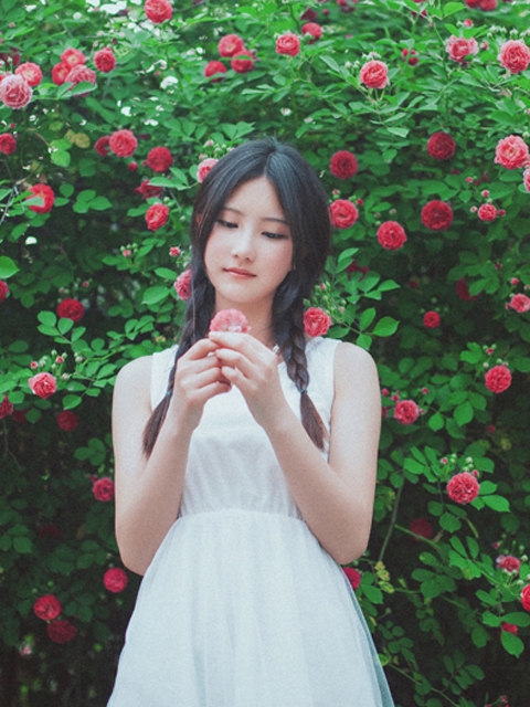 唯美像花一样的气质清纯美女手机壁纸