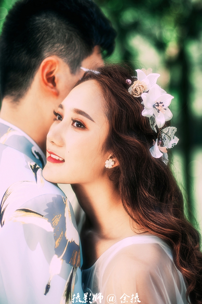 森 情绪 婚纱照