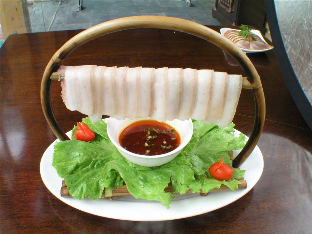 凉杆白肉凉菜系列美食素材图片