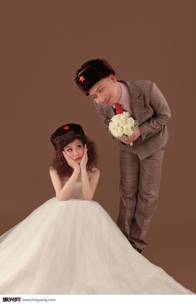 搞怪婚纱照 婚纱照