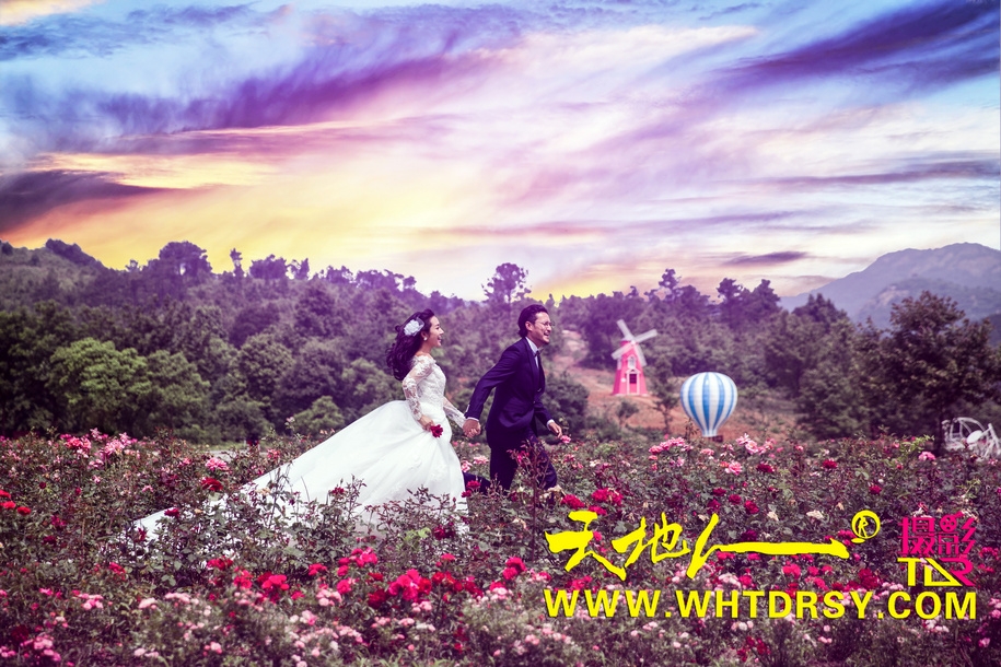 玫瑰王国 婚纱照