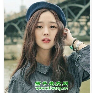 水纹波浪发型