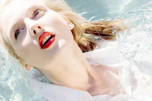 欧美性感红唇女生QQ头像