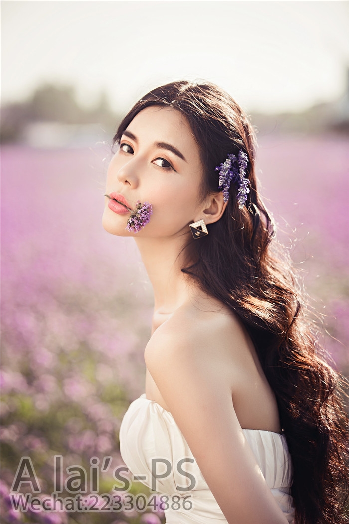 花海柔情 婚纱照