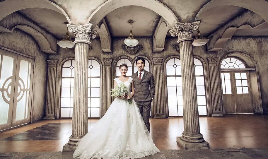 欧式经典 婚纱照