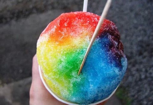 彩虹刨冰 超喜欢
