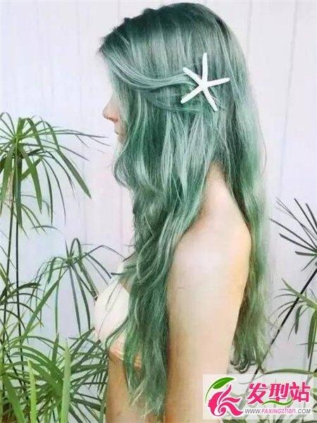 最新流行的梦幻美人鱼染发发色