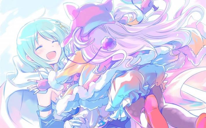 魔法少女小圆美树沙耶香电脑壁纸