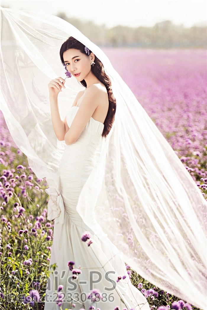 花海柔情 婚纱照