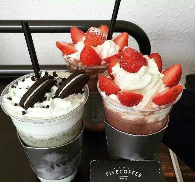 韩国Five Coffee甜品系列 每个口味来一杯