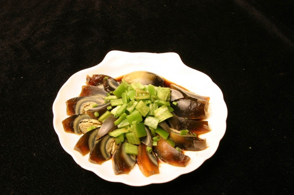 烧海浇皮蛋副本凉菜系列美食素材图片