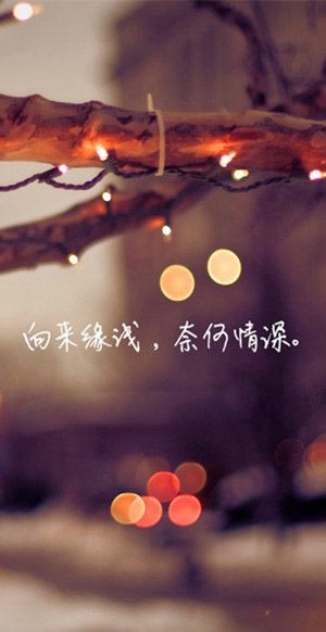 唯美带字图片