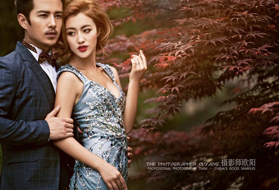 妖娆婚纱照 妖娆 婚纱照