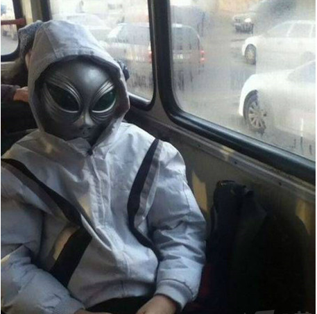 外星人面具 妈的吓死人