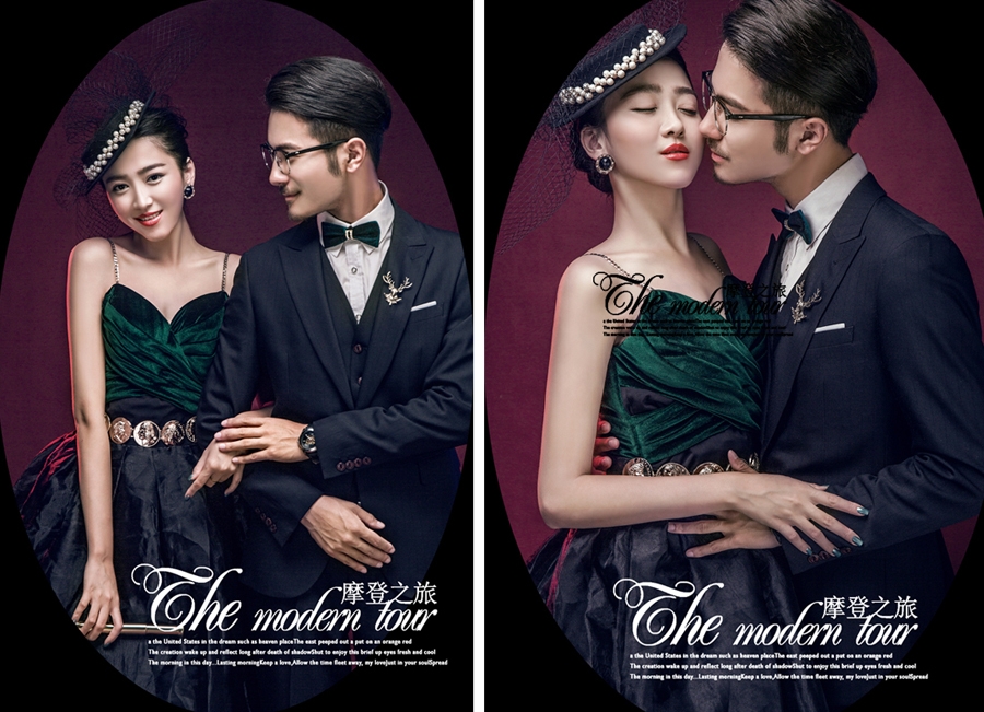 摩登佳人 婚纱照