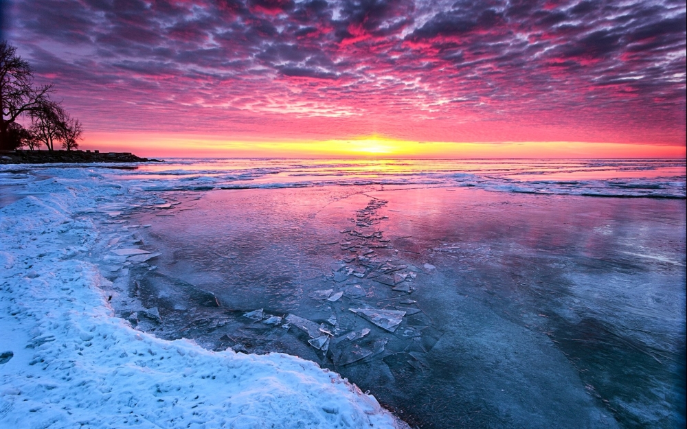 唯美大海高清风景宽屏壁纸