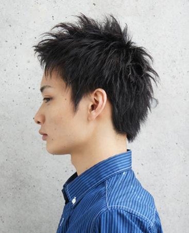 日本最新男士短发烫发发型图片