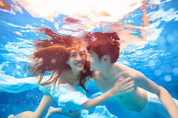 海的婚纱