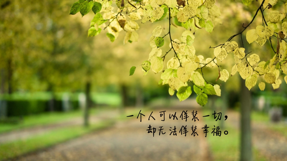 浪漫爱情箴言高清桌面壁纸