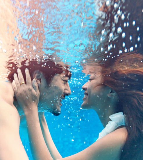 海的婚纱
