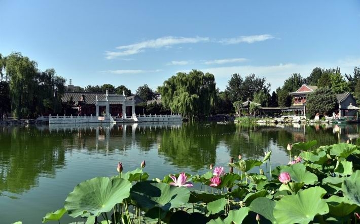 北京大观园风景高清壁纸