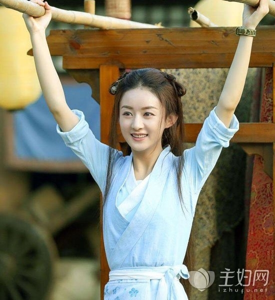 《楚乔传》开播 从古至今赵丽颖发型越来越美
