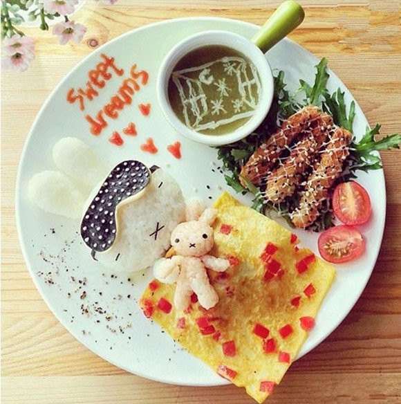 卡通图案美食 你忍心吃它么？