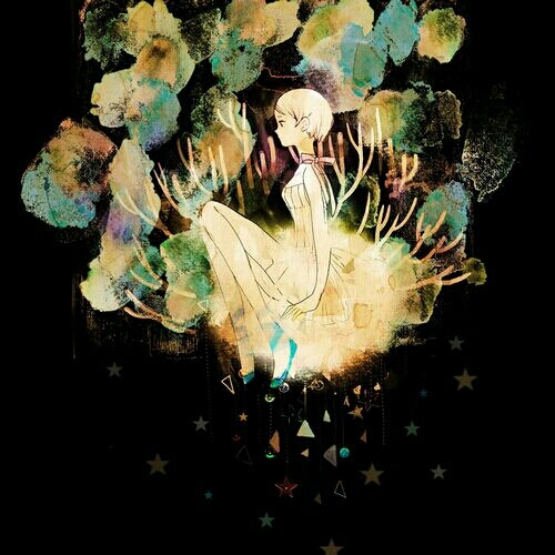 治愈系唯美意境插画