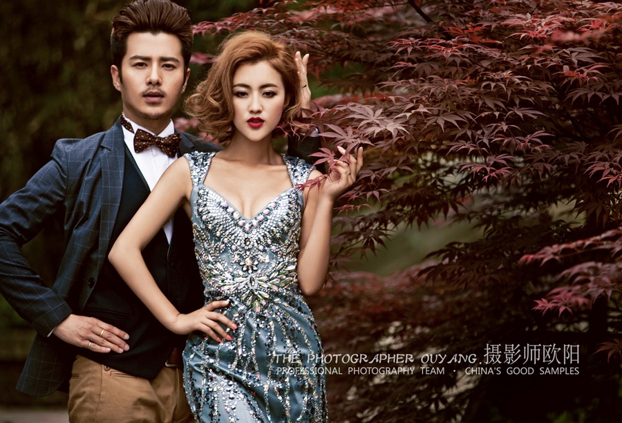 妖娆婚纱照 妖娆 婚纱照