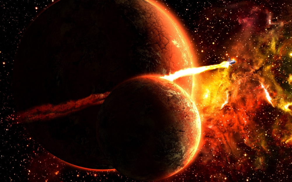 壮观的宇宙行星壁纸