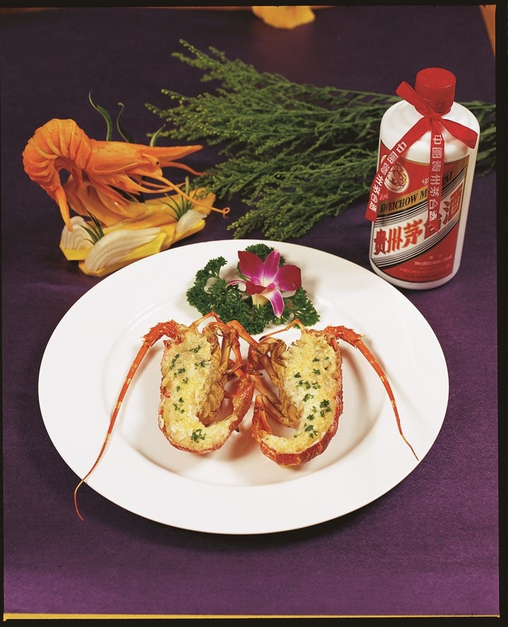 芝士龙虾仔中式菜品美食素材图片