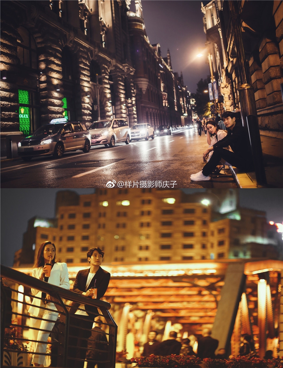 迷人婚纱照 迷人夜色 婚纱照