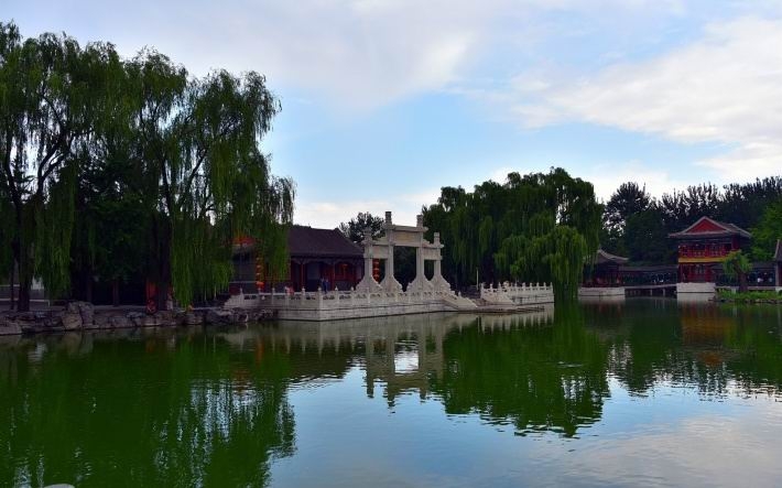 北京大观园风景高清壁纸
